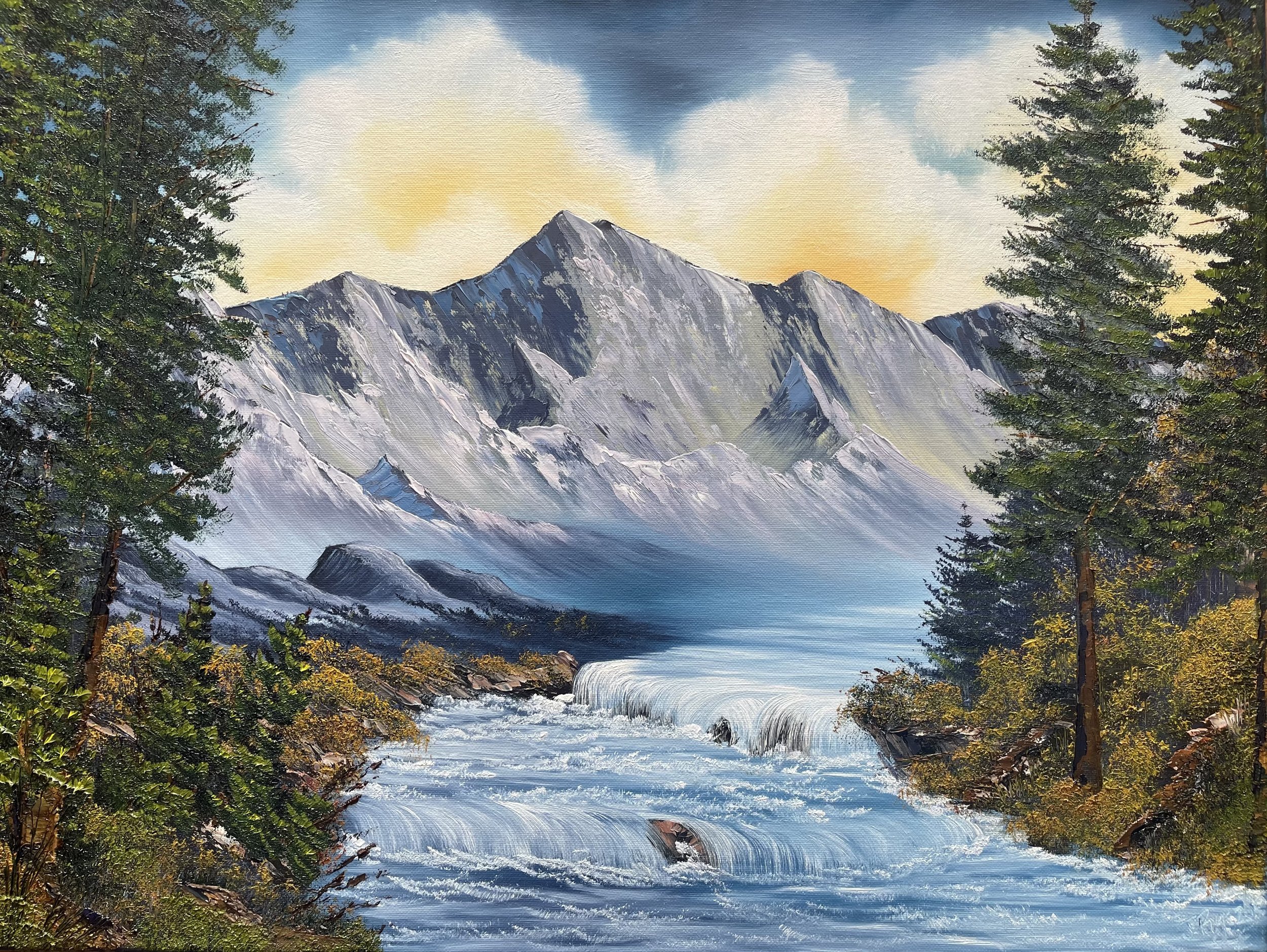 Raging Mountain River — Wanderlust ArtScapes LLC